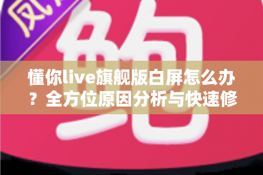 懂你live旗舰版白屏怎么办？全方位原因分析与快速修复指南