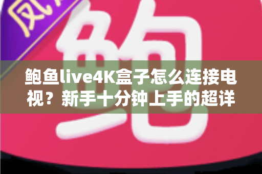 鲍鱼live4K盒子怎么连接电视？新手十分钟上手的超详细连接教程