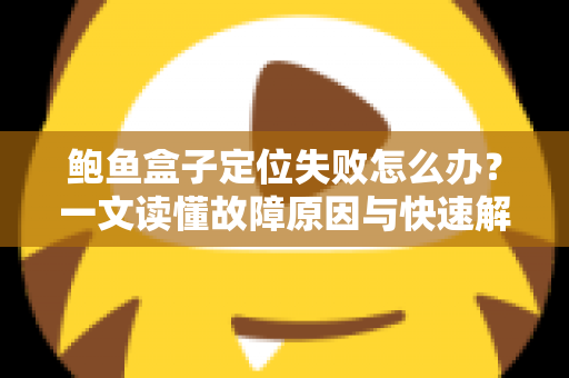 鲍鱼盒子定位失败怎么办？一文读懂故障原因与快速解决全攻略