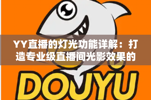 YY直播的灯光功能详解：打造专业级直播间光影效果的完整指南