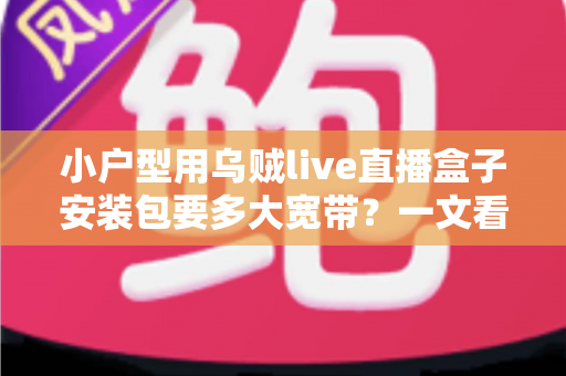 小户型用乌贼live直播盒子安装包要多大宽带？一文看懂带宽需求与装机攻略