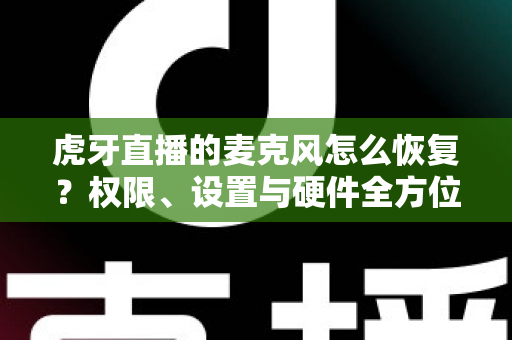 虎牙直播的麦克风怎么恢复？权限、设置与硬件全方位修复指南