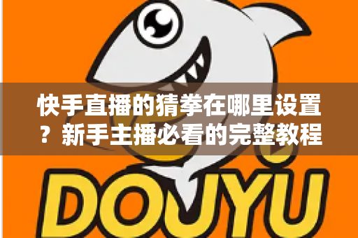 快手直播的猜拳在哪里设置？新手主播必看的完整教程与人气提升攻略
