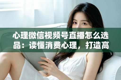 心理微信视频号直播怎么选品:读懂消费心理,打造高转化直播间的选品实战指南 心理微信视频号直播怎么选品:读懂消费心理,打造高转化直播间的选品实战指南