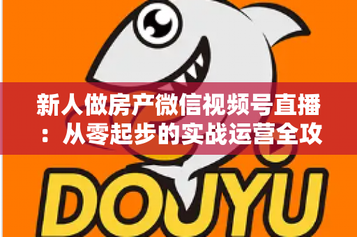 新人做房产微信视频号直播：从零起步的实战运营全攻略