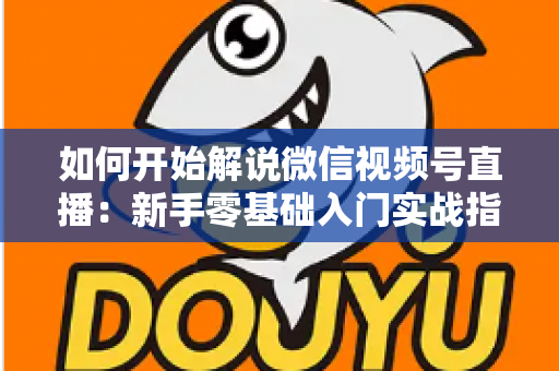 如何开始解说微信视频号直播：新手零基础入门实战指南