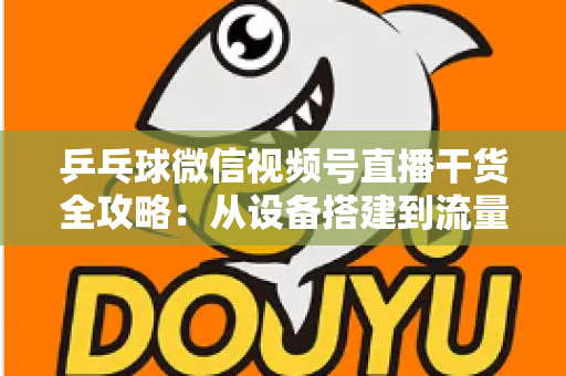 乒乓球微信视频号直播干货全攻略：从设备搭建到流量变现的实战指南