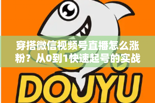 穿搭微信视频号直播怎么涨粉?从0到1快速起号的实战涨粉全攻略 穿搭微信视频号直播怎么涨粉?从0到1快速起号的实战涨粉全攻略
