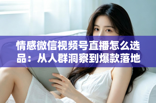 情感微信视频号直播怎么选品：从人群洞察到爆款落地的全流程实战指南