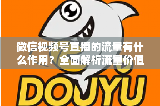 微信视频号直播的流量有什么作用？全面解析流量价值与变现路径