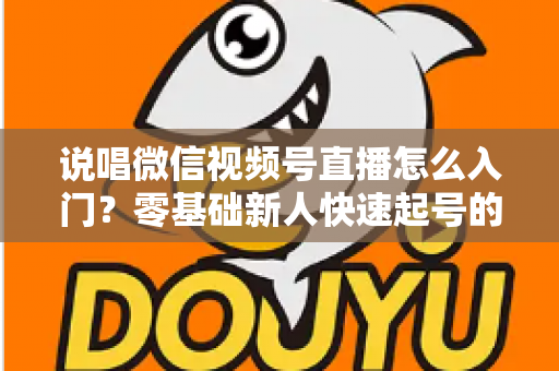 说唱微信视频号直播怎么入门？零基础新人快速起号的实战指南