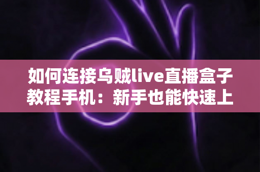 如何连接乌贼live直播盒子教程手机：新手也能快速上手的完整连接指南与实用技巧