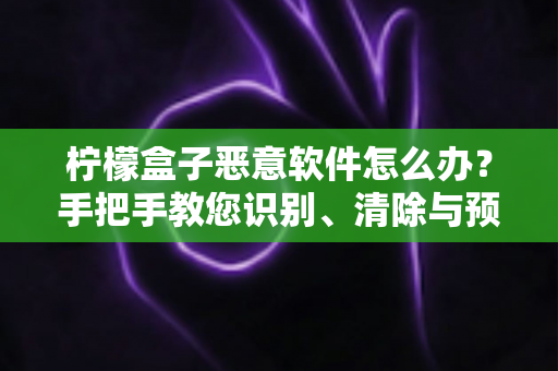 柠檬盒子恶意软件怎么办？手把手教您识别、清除与预防，全面守护设备与隐私安全
