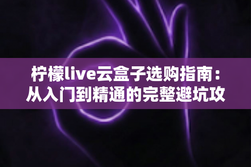 柠檬live云盒子选购指南：从入门到精通的完整避坑攻略