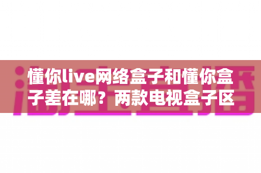 懂你live网络盒子和懂你盒子差在哪？两款电视盒子区别全解析与选购指南