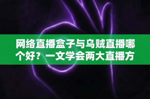 网络直播盒子与乌贼直播哪个好?一文学会两大直播方案的优劣对比与选购技巧 网络直播盒子与乌贼直播哪个好?一文学会两大直播方案的优劣对比与选购技巧