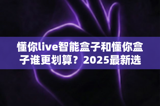 懂你live智能盒子和懂你盒子谁更划算？2025最新选购避坑指南深度解析