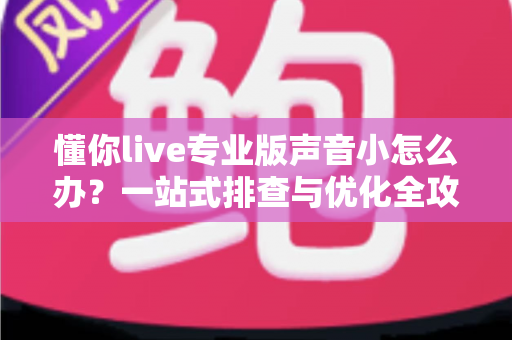 懂你live专业版声音小怎么办?一站式排查与优化全攻略 懂你live专业版声音小怎么办?一站式排查与优化全攻略